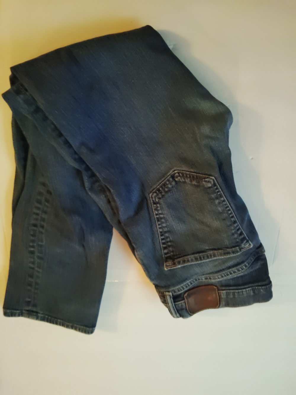 Abercrombie & Fitch Men's Dark Blue Denim Jeans